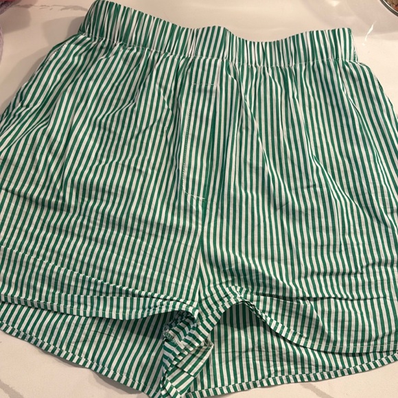 Daily drills striped poplin shorts - Picture 1 of 2